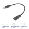 USB adapteris ACT AC7460 USB A kištukas į 24 kontaktų USB‑C lizdą, 20 cm, 5 Gbps