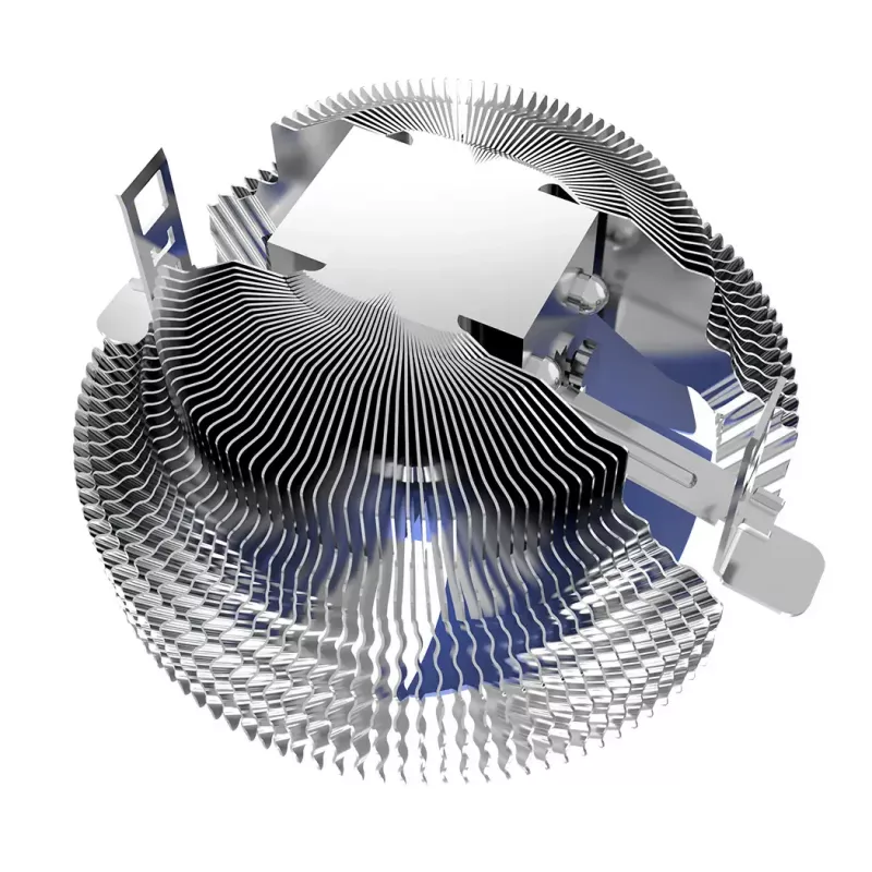 Aušintuvas PCCOOLER E90 Top-Blow CPU Cooler 8 cm 1000-2000 RPM hidraulinis guolis mėlynas