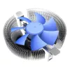 Aušintuvas PCCOOLER E90 Top-Blow CPU Cooler 8 cm 1000-2000 RPM hidraulinis guolis mėlynas