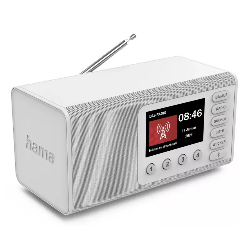 Asmeninis radijo imtuvas Hama DR1001 DAB DAB+ FM skaitmeninis tiuneris 5W