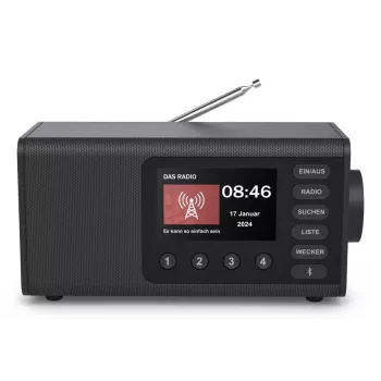 Asmeninis radijo imtuvas Hama DR1001 Skaitmeninis DAB DAB+ FM 5W TFT Ekranas