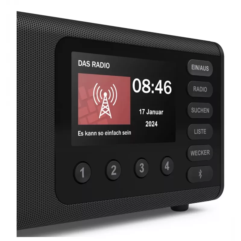Asmeninis radijo imtuvas Hama DR1001 Skaitmeninis DAB DAB+ FM 5W TFT Ekranas