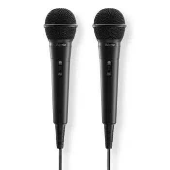 Hama Karaoke Black – belaidis karaoke mikrofonas juodas