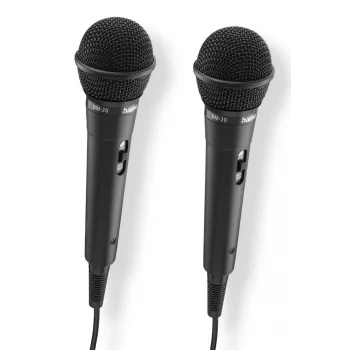 Hama Karaoke Black – belaidis karaoke mikrofonas juodas