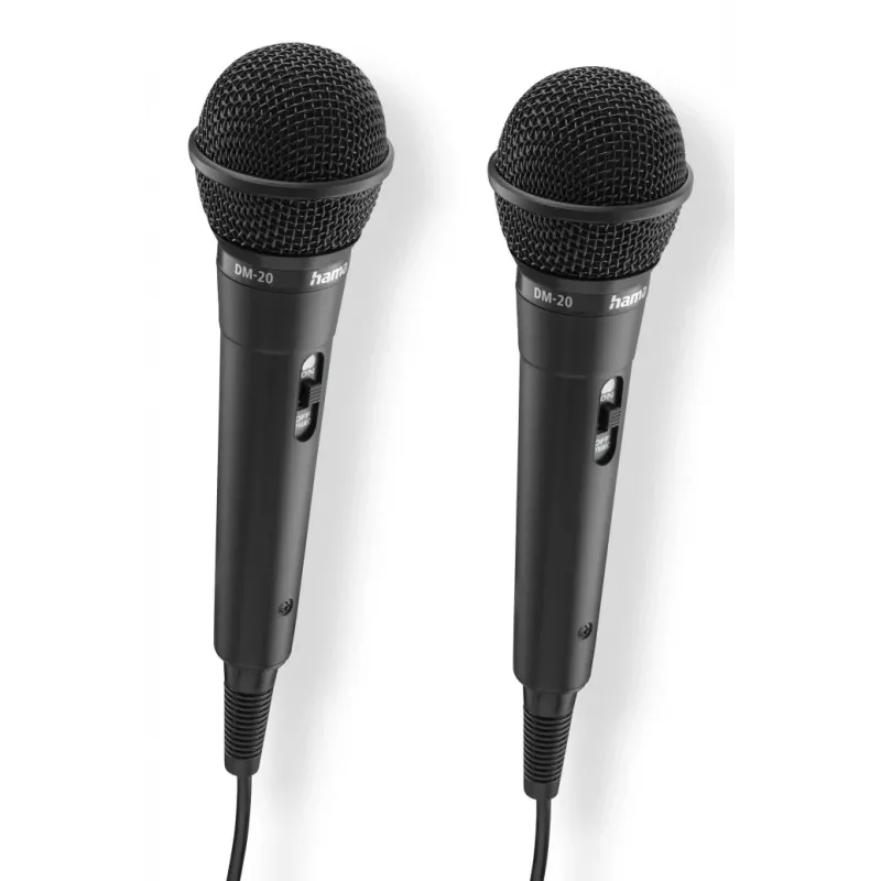 Hama Karaoke Black – belaidis karaoke mikrofonas juodas