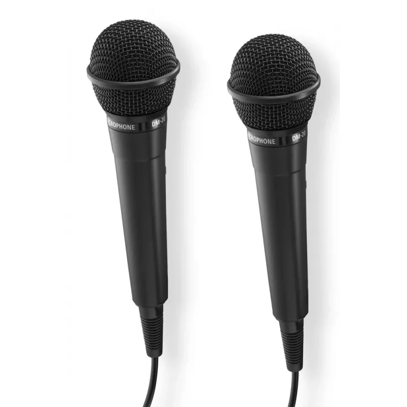 Hama Karaoke Black – belaidis karaoke mikrofonas juodas