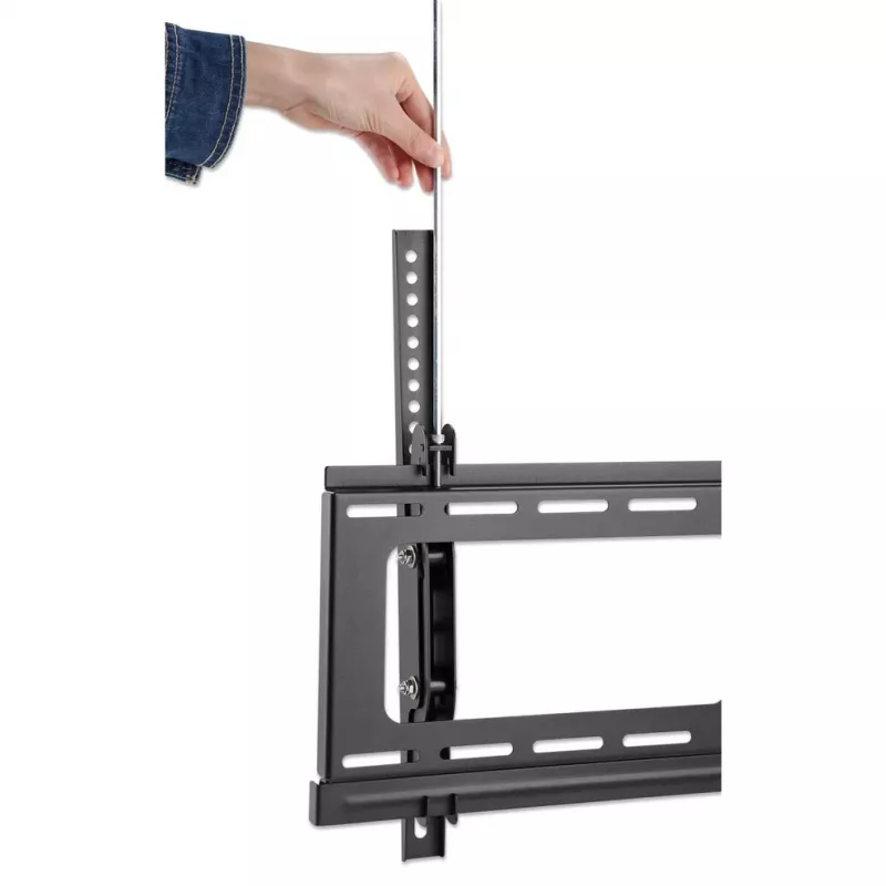 Manhattan lauko TV laikiklis su pakreipimu ir apsauga nuo vagystės, 37–65 colių, VESA 200x200–600x400 mm, maks. 80 kg