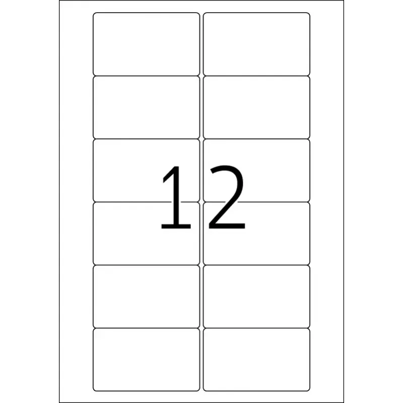 Lipnūs etiketės HERMA Video labels A4 78,7x46,6 mm