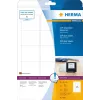 Lipdukai HERMA ZIP diskeliams A4 59x50 mm balto matinio popieriaus 375 vnt.