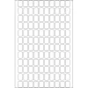 HERMA 2310 universalios etiketės 8x12 mm balta matinė rankiniam rašymui 3840 vnt.