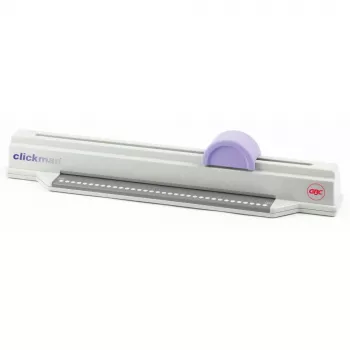 GBC ClickBind ClickMan rankinis įrišimo aparatas, 145 lapų, pilkai balta