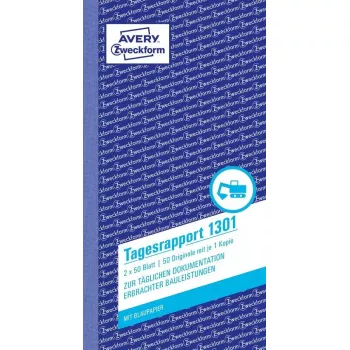 Apskaitos knygelė AVERY 1301, 50 lapų, 2 vnt. pakuotėje