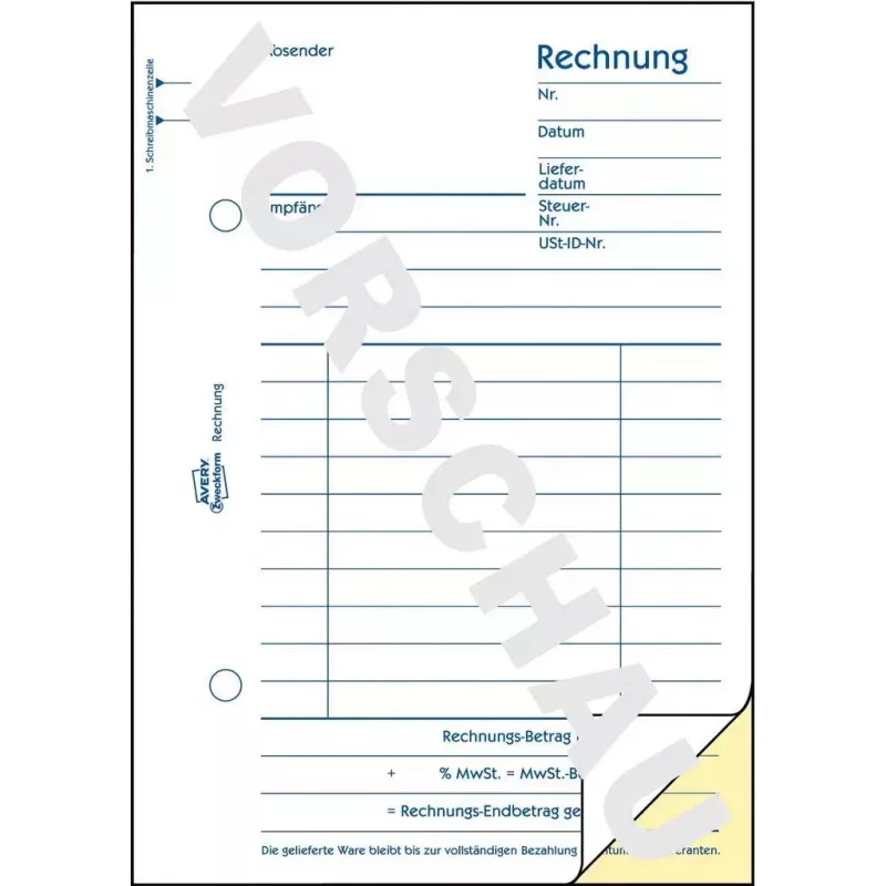 Apskaitos formų knygelė A6 Avery 1732