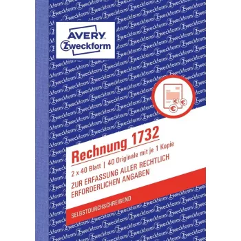 Apskaitos formų knygelė A6 Avery 1732
