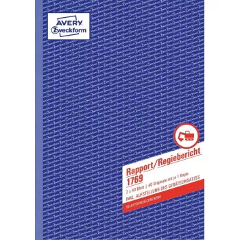 Apskaitos knyga AVERY 1769 A4 40 lapų