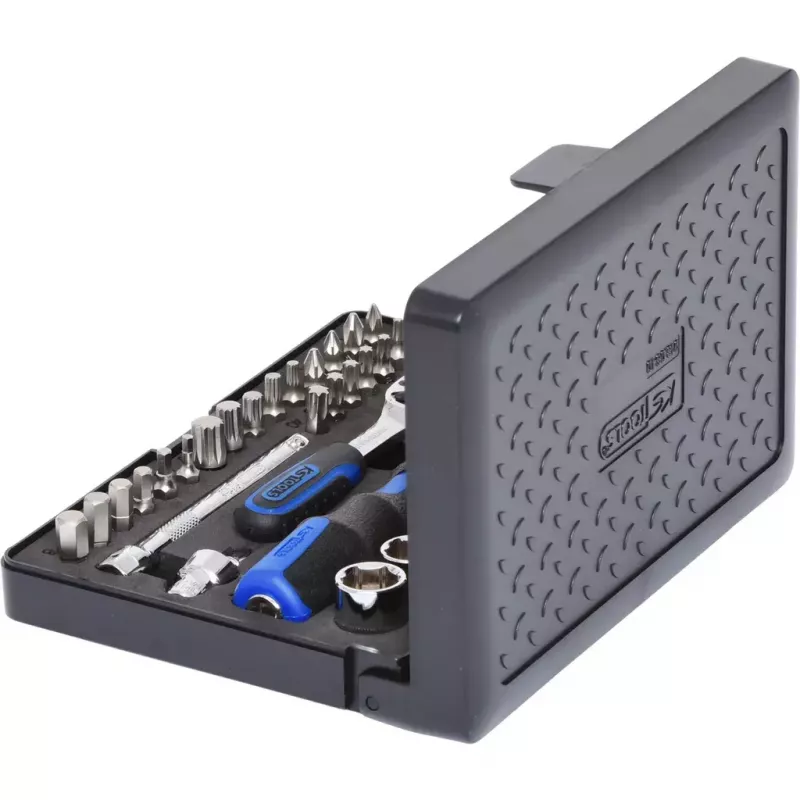 Veržliarakčių komplektas KS Tools 918.0640 1/4 colio pavara 40 galvučių