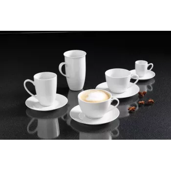 Puodelis Single Snap R&B BIANCO Baltas Cappuccino 0,3 L