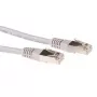 ACT pilkas 7 m LSZH S/FTP CAT6A jungiamasis kabelis su RJ-45 kištukais