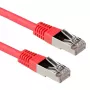 ACT Red 3 m LSZH SFTP CAT6A jungiamasis kabelis su RJ45 jungtimis