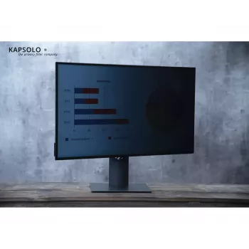 Kapsolo KAP10755 privatumo filtras monitoriui 22 col. (55,88 cm) 16:10, dvipusis, nuimamas, be rėmelio, 30°