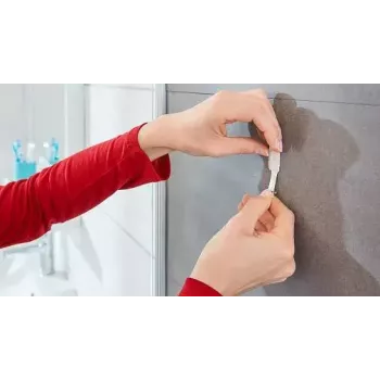 Kabliukas rankšluosčiams TESA 59782-00000 Baltas 3 vnt.