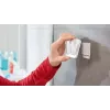 Kabinė rankšluosčiui TESA 59785-00000 vidaus patalpoms, nerūdijantis plienas, balta