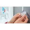 Kabinė rankšluosčiui TESA 59785-00000 vidaus patalpoms, nerūdijantis plienas, balta
