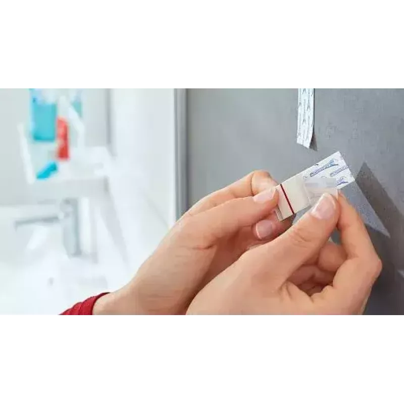 Kabinė rankšluosčiui TESA 59785-00000 vidaus patalpoms, nerūdijantis plienas, balta