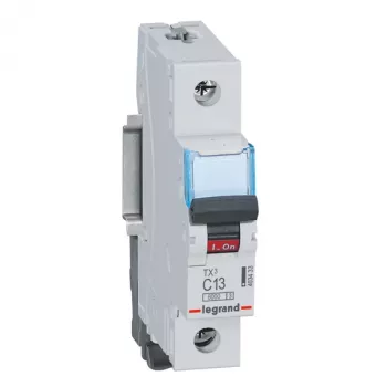 Legrand TX3 automatinis jungiklis Miniatiūrinis jungiklis C tipo 1 poliaus 13A