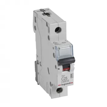 Legrand TX3 automatinis jungiklis C25A 1p 6kA