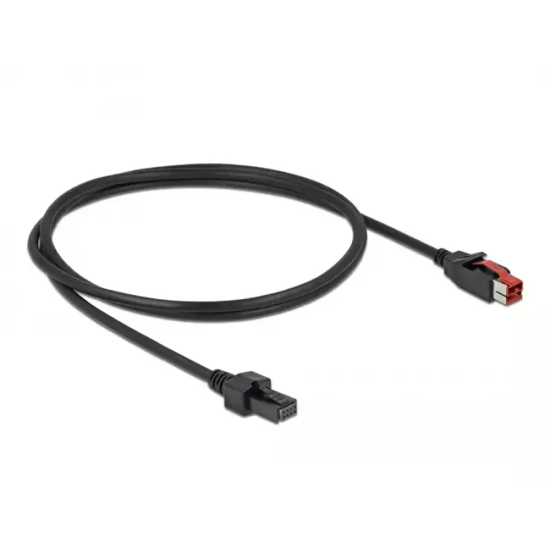 Maitinamasis USB laidas DeLOCK 85950 24 V iki 2 x 4 kontaktų kištuko 1 m