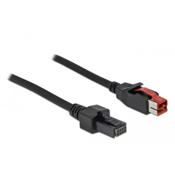 Maitinamasis USB laidas DeLOCK 85950 24 V iki 2 x 4 kontaktų kištuko 1 m