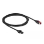 DeLOCK 85953 PoweredUSB kabelis 24V 2x4 kontaktų Mini DIN 4m juodas