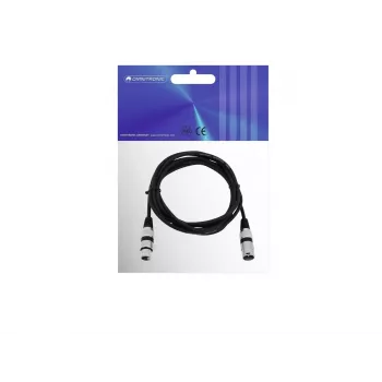 Garso laidas XLR 3 kontaktų Omnitronic 3022047N 3 m Juoda