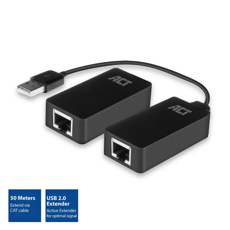 ACT USB 2.0 ilgintuvo rinkinys per UTP, iki 50 m