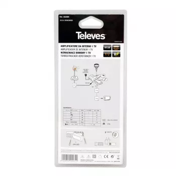 Televizijos signalo stiprintuvas Televes 553304
