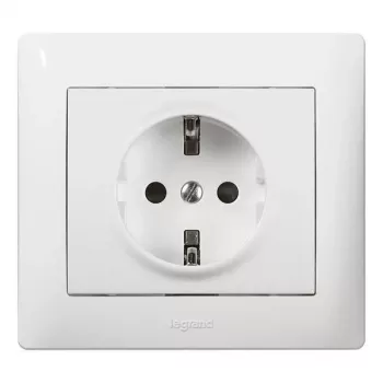 Kištukinis lizdas Legrand Galea Ultra 771063, baltos spalvos