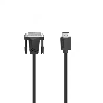 Hama 00200716 DVI laidas 3 m DVI-D HDMI A tipo (Standartinis) Juodas