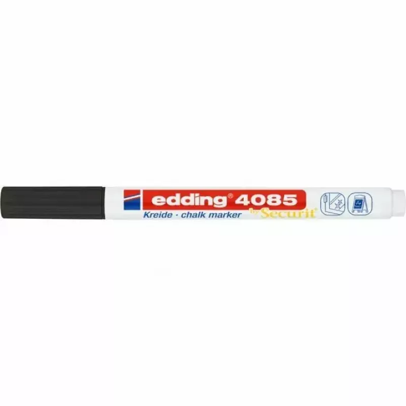 Kreidinis žymeklis Edding 4085 Bullet juoda 1 vnt