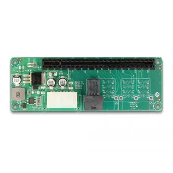 DeLOCK keitiklis 1 x SFF-8643 į PCIe x16 pagrindinė sąsaja PCIe išvesties sąsaja SFF-8643