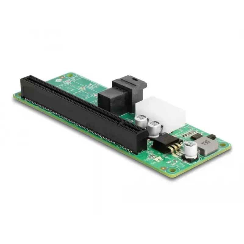 DeLOCK keitiklis 1 x SFF-8643 į PCIe x16 pagrindinė sąsaja PCIe išvesties sąsaja SFF-8643