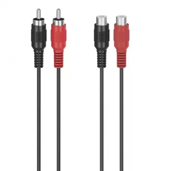 Hama 00305035 garso kabelis 5 m 2 x RCA juodas