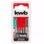 KWB 128240 – 5 vnt. Torx antgalių rinkinys T3 T4 T5 T6 T8, 28 mm