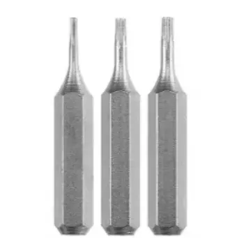 Sraigtasuklio antgalių rinkinys KWB 128840 – 3 vnt., Torx (Žvaigždės) antgaliai, 28 mm ilgio