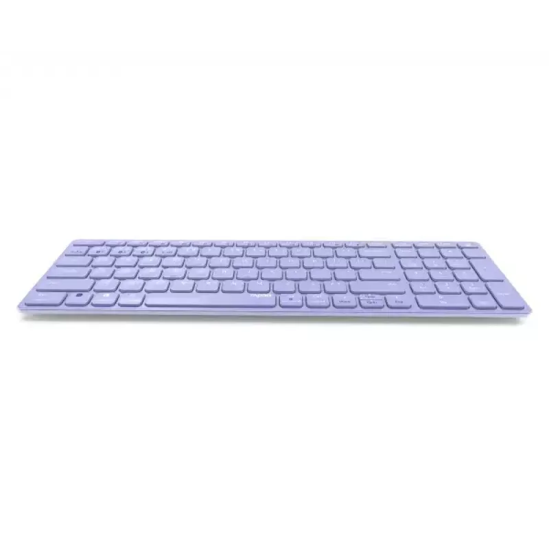 Belaidė klaviatūra Rapoo E9700M QWERTZ vokiškas išdėstymas alyvinė RF Bluetooth