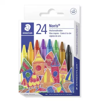 Vaškiniai pieštukai Staedtler 220 08 C24 24 spalvų