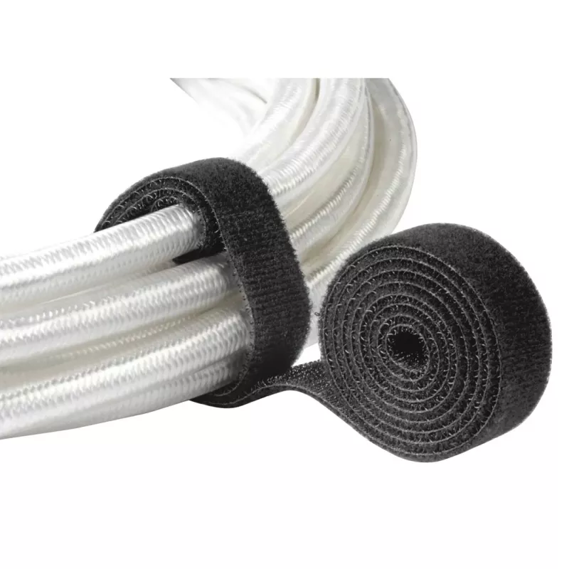 Hama 00221007 lipnusis kabelio raištis, Velcro, nailonas, juodas, 1 vnt.