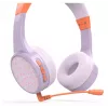 Hama Teens Guard II belaidės ausinės su mikrofonu, USB Type-C, Bluetooth, oranžinė, violetinė