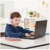 Hama Teens Guard II belaidės ausinės su mikrofonu, USB Type-C, Bluetooth, oranžinė, violetinė