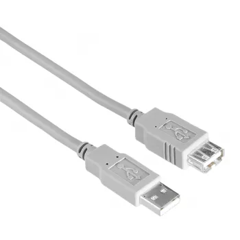 Hama 00200905 USB laidas USB 2.0 1,5 m USB A pilkas